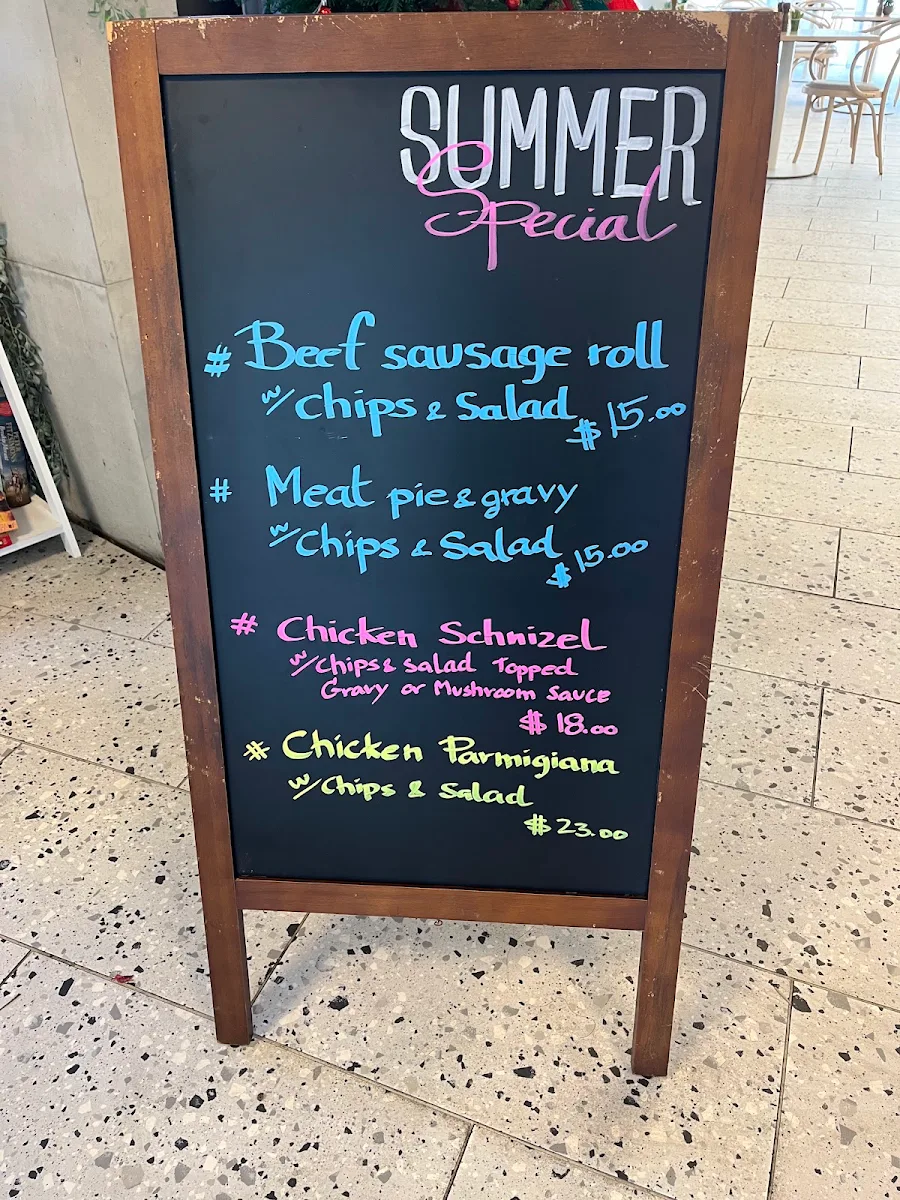 Menu, Cafe C&M （Peakhurst）