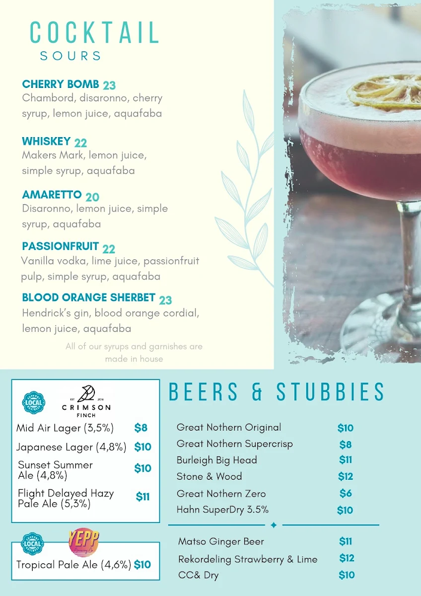 Menu, Lure Living
