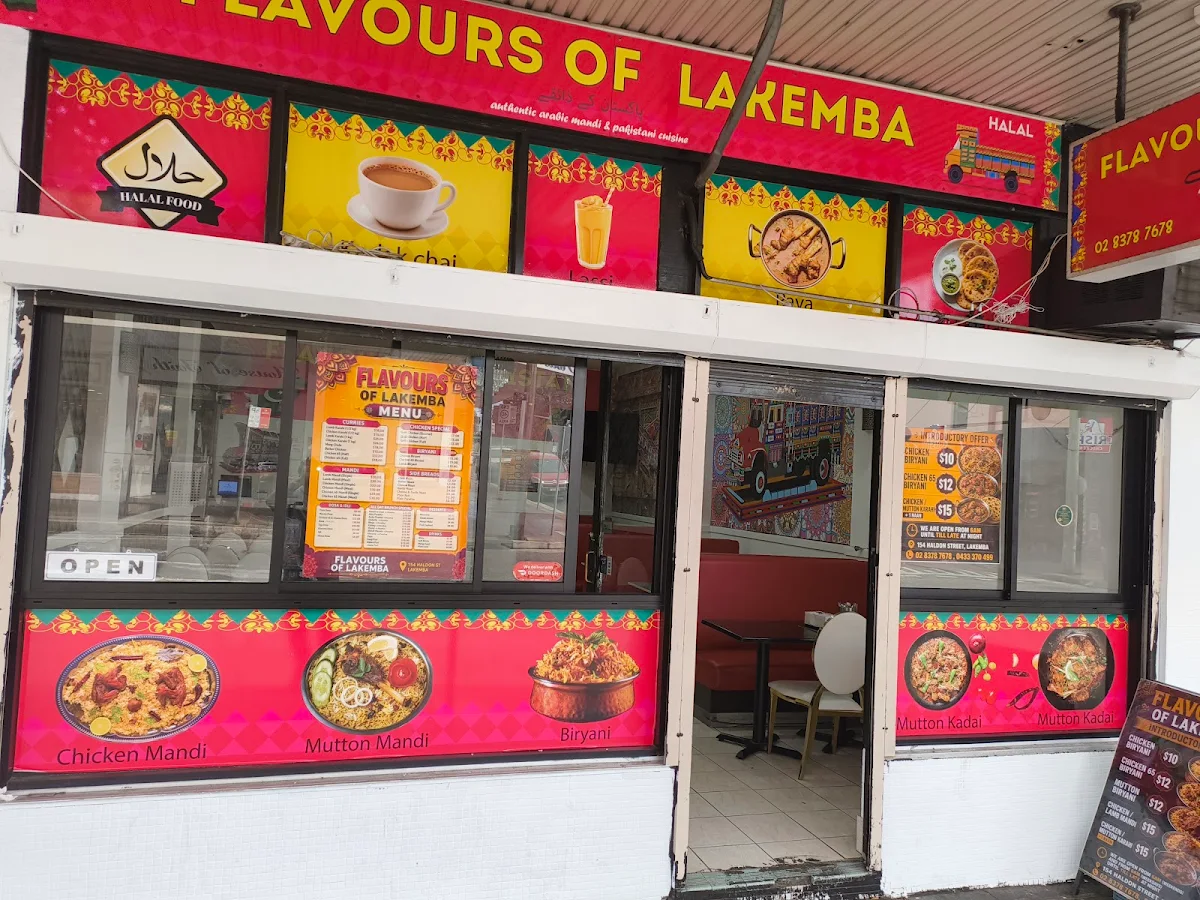 Menu, Flavours of lakemba (Indo-Pak Cuisine)