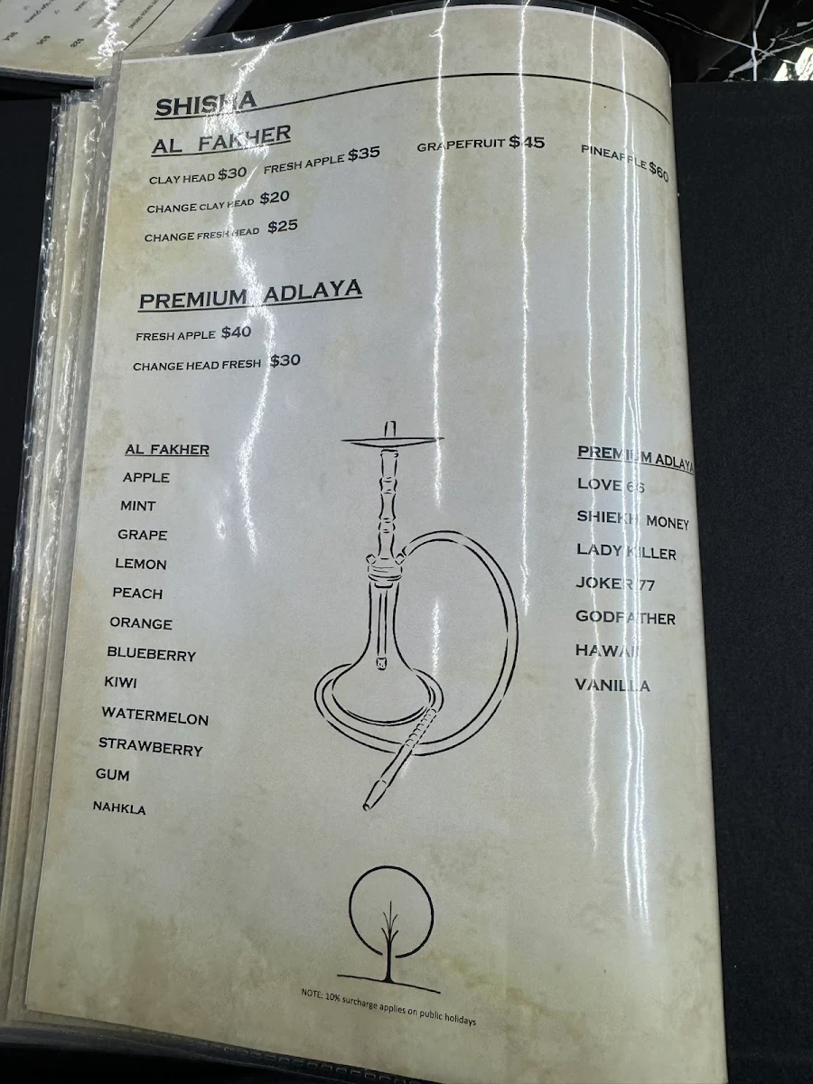 Menu, C'est LaVi Melbourne