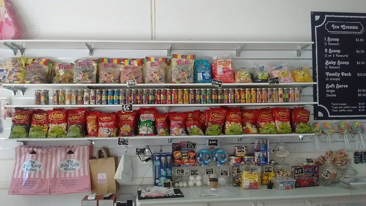 Menu, The Jolly Lolly Trolley