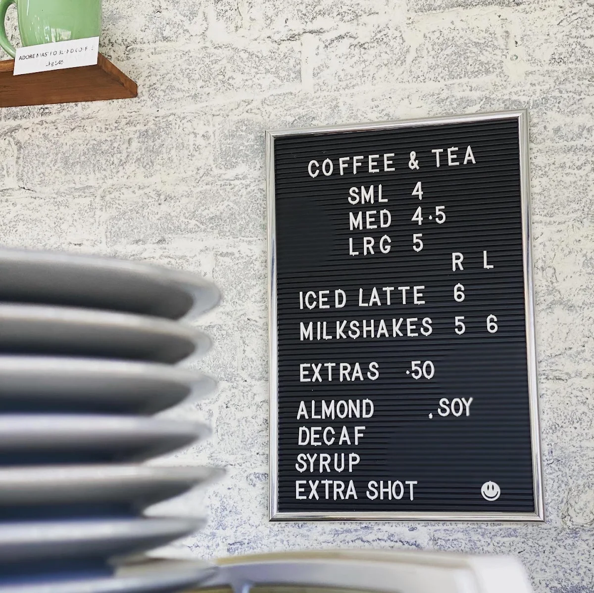 Menu, Lunch Bar Woy Woy