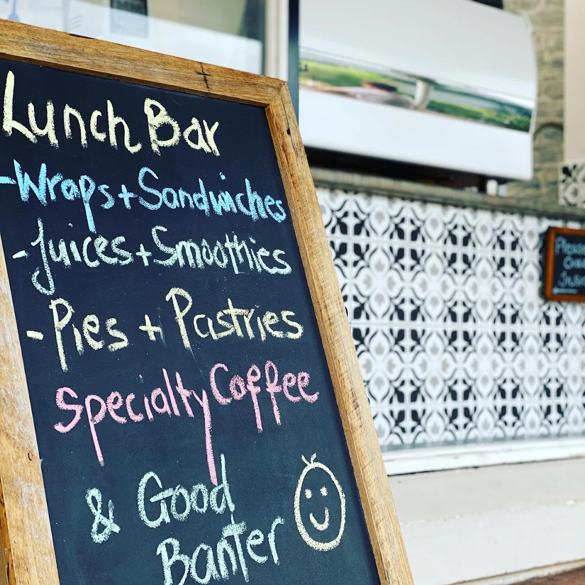 Menu, Lunch Bar Woy Woy