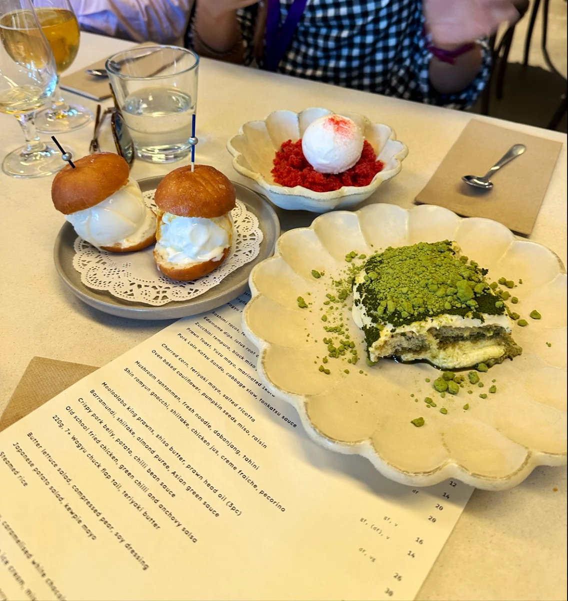 Menu, Nonda