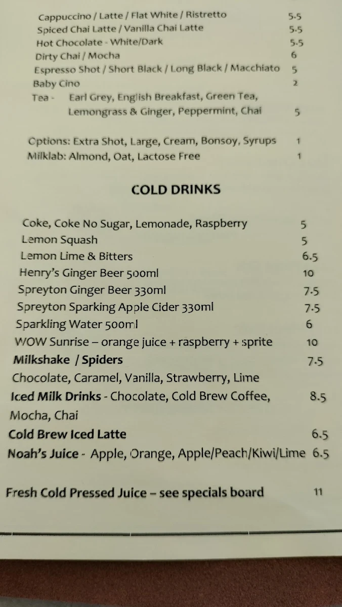 Menu, Windows On Westella