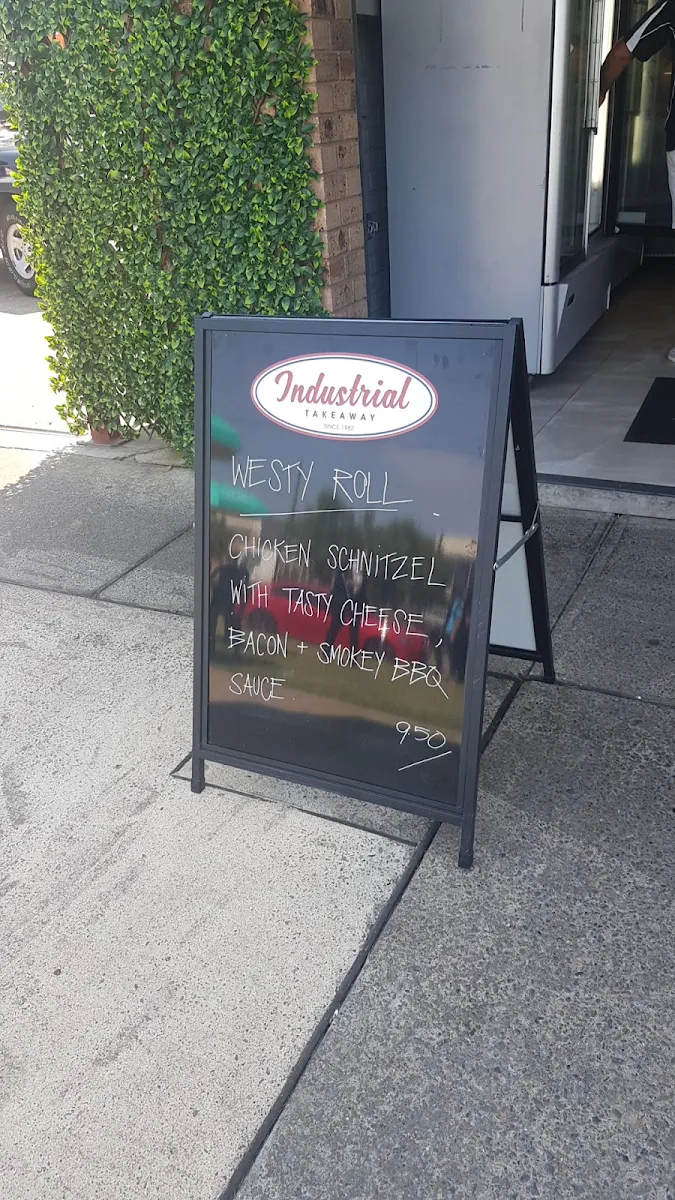 Menu, Industrial Cafe