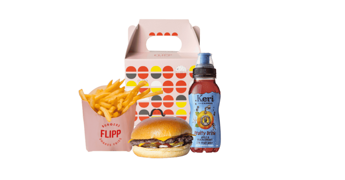 Menu, Flipp Burgers / Merrylands