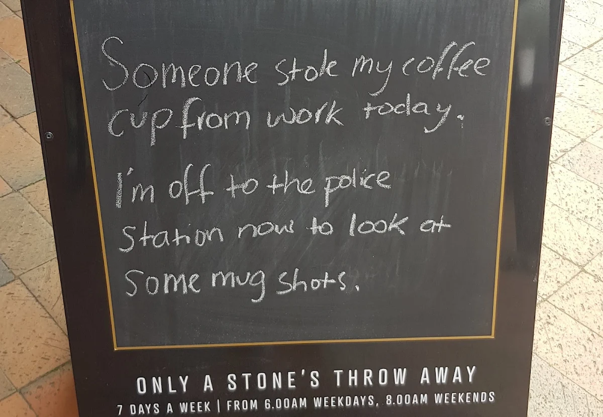 Menu, Caffeine Bistro