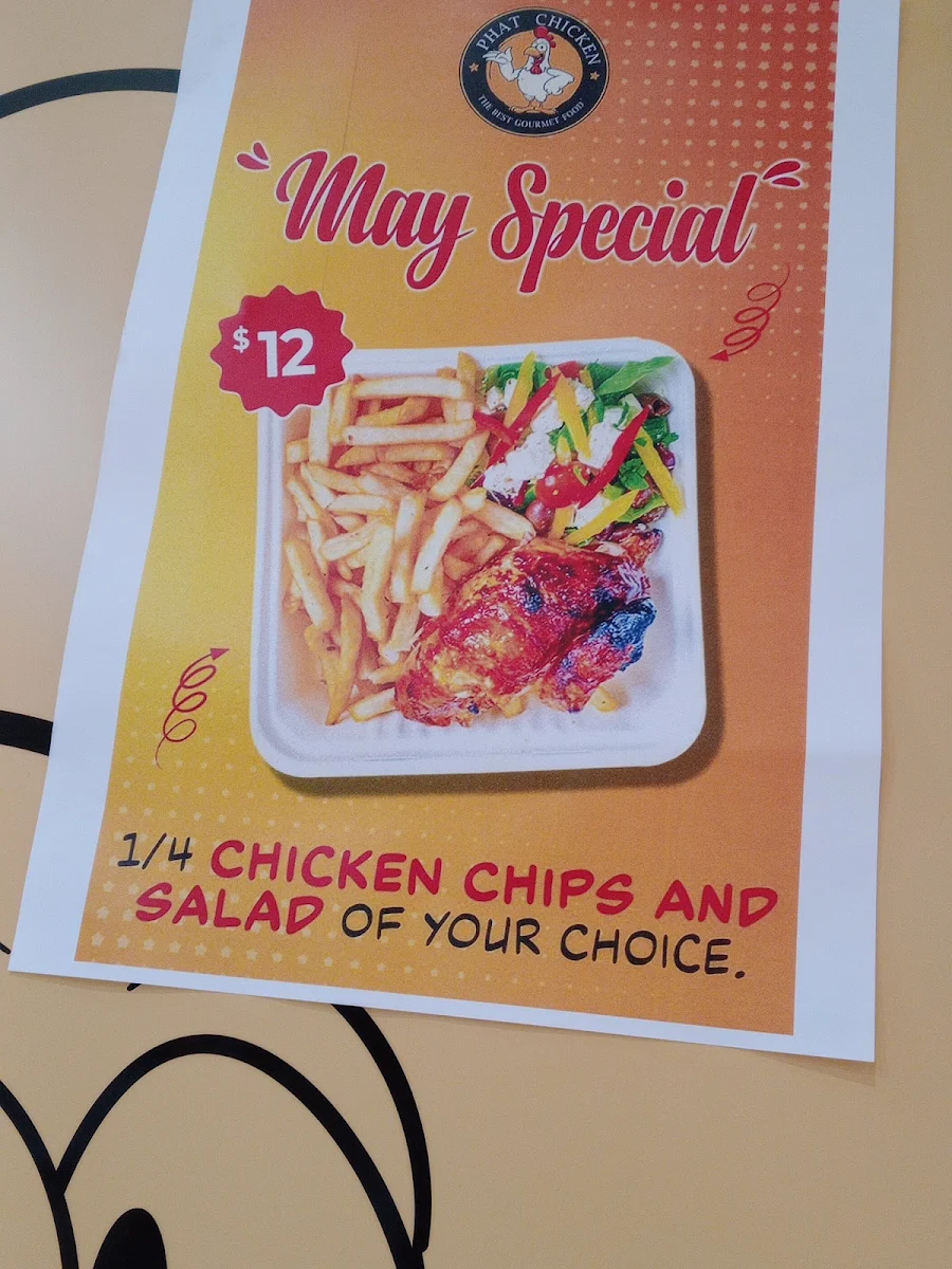 Menu, Phat Chicken Jesmond