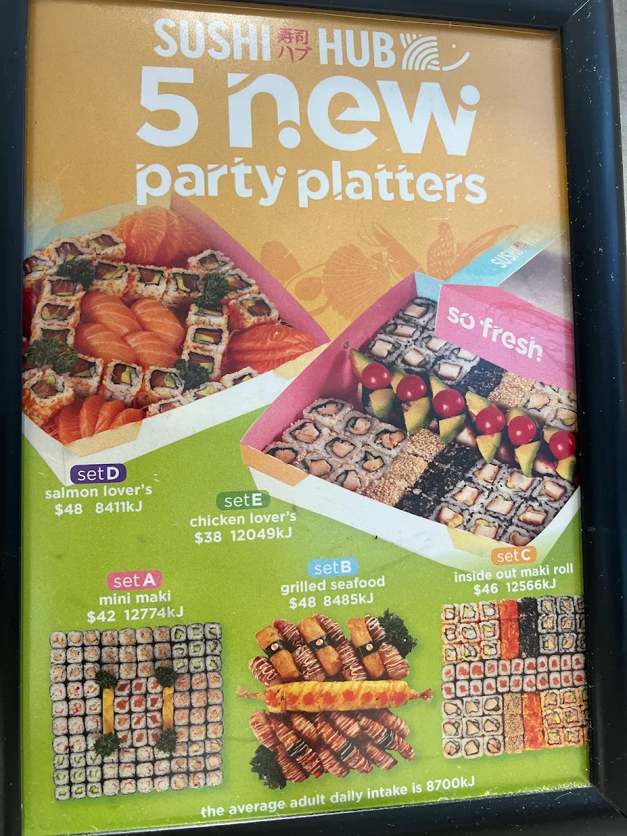Menu, Sushi Hub Carousel 1