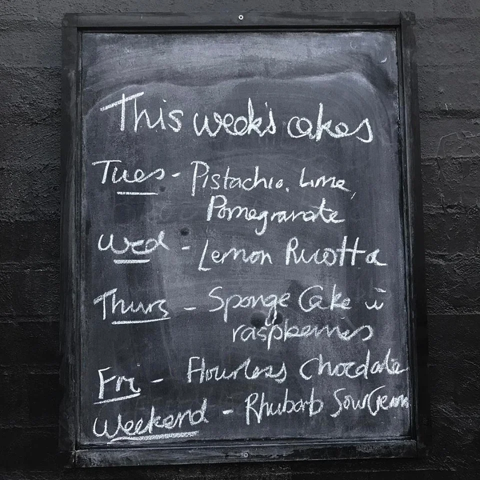 Menu, Mindful Baker