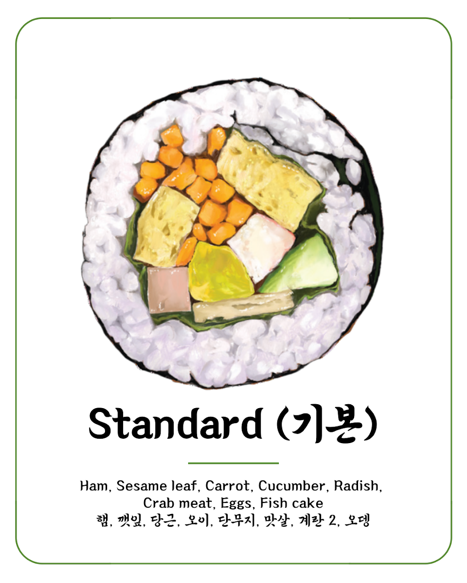 Menu, Tomato Kimbab Lidcombe