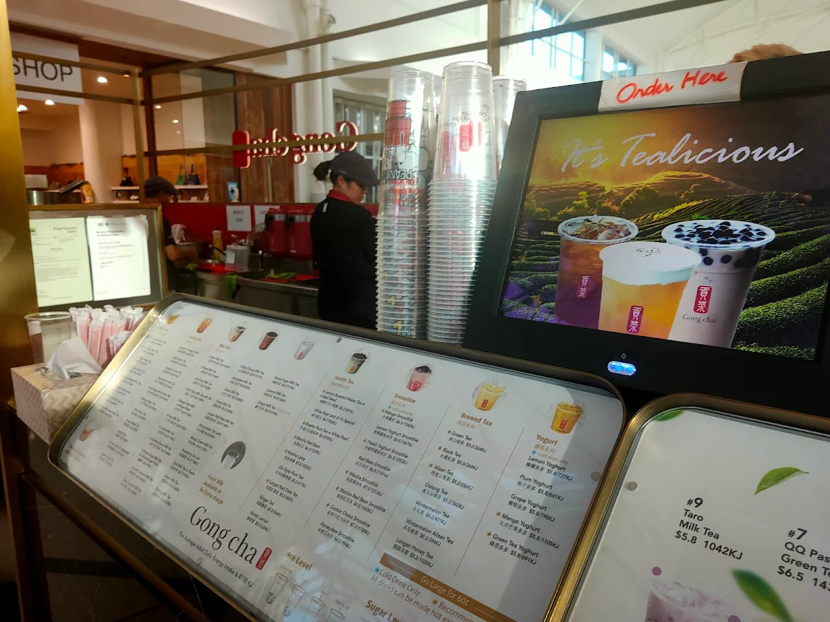 Menu, Gong Cha