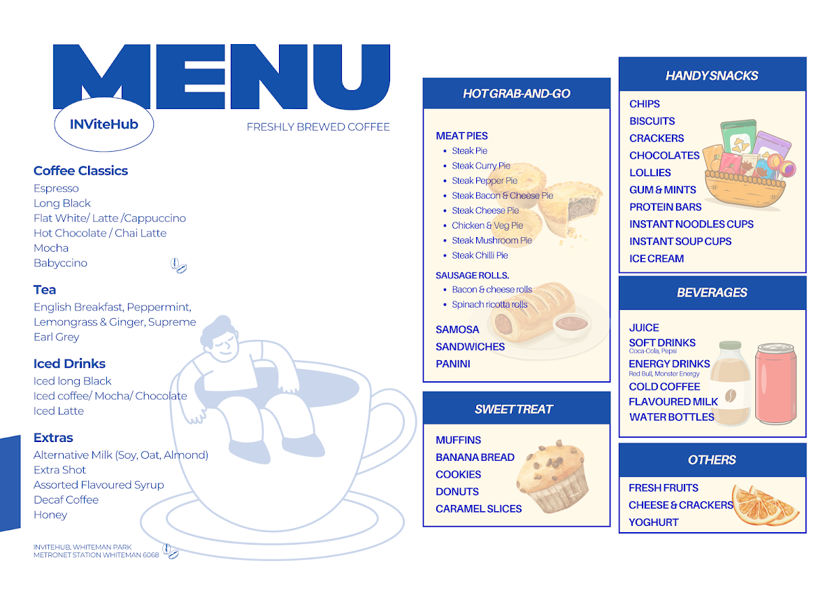 Menu, INViteHub