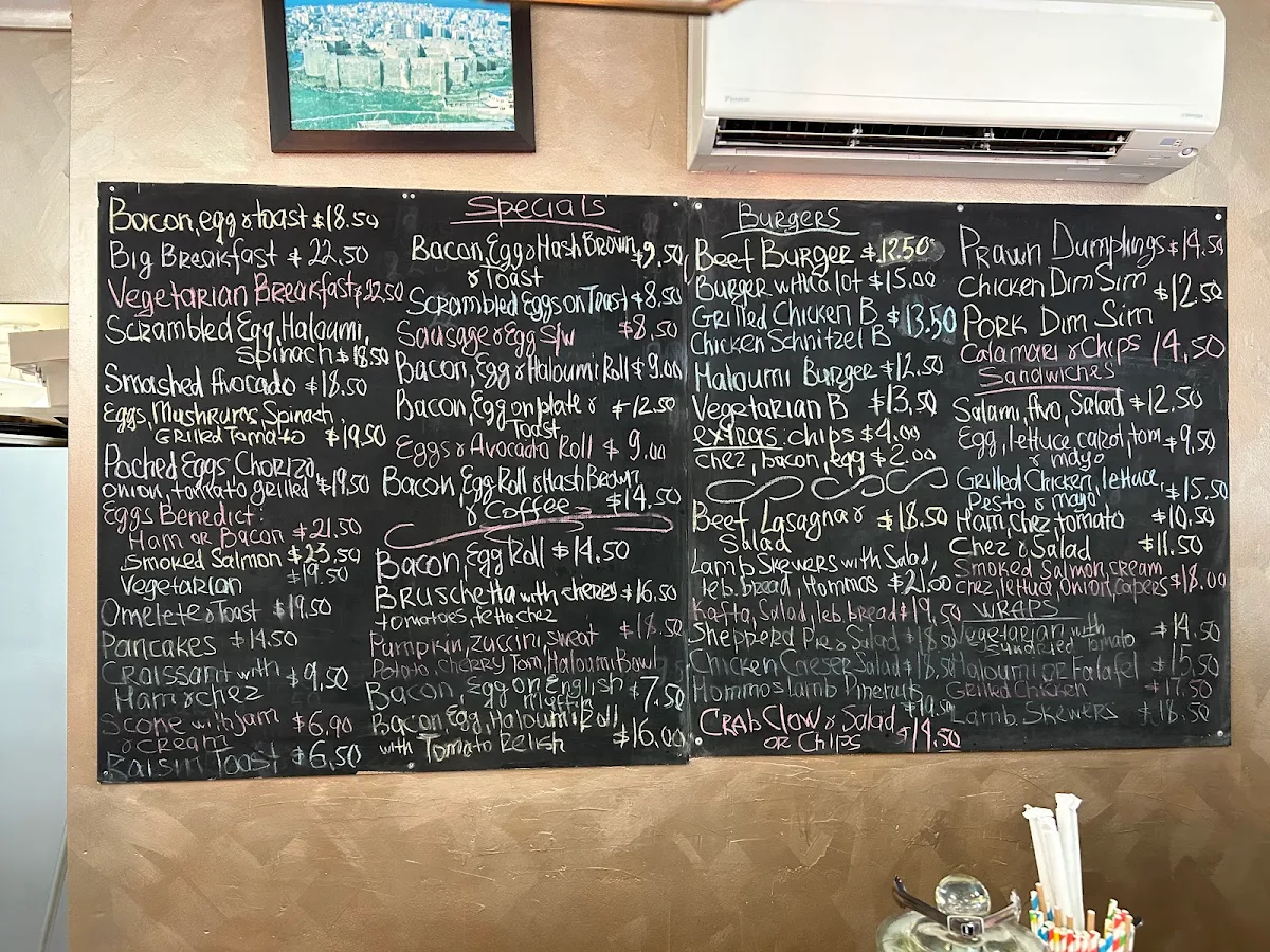 Menu, On Dalmeny