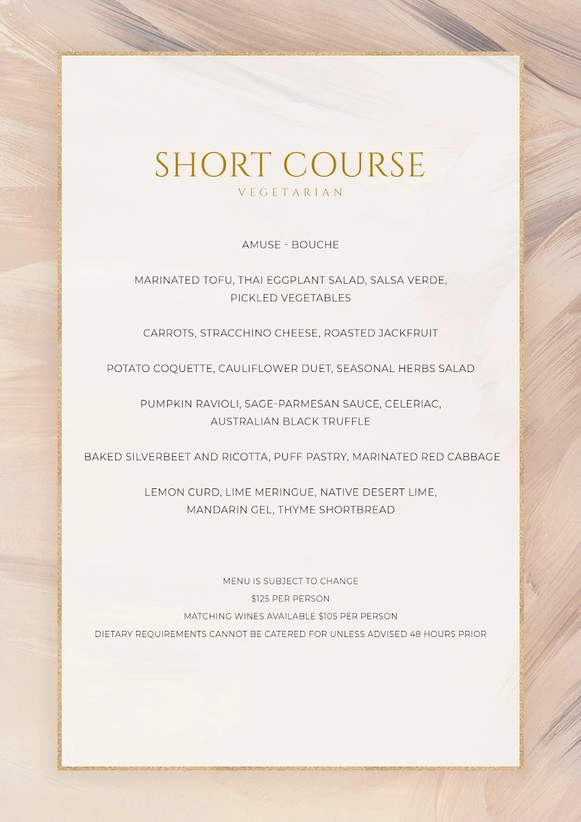 Menu, Deer Duck Bistro