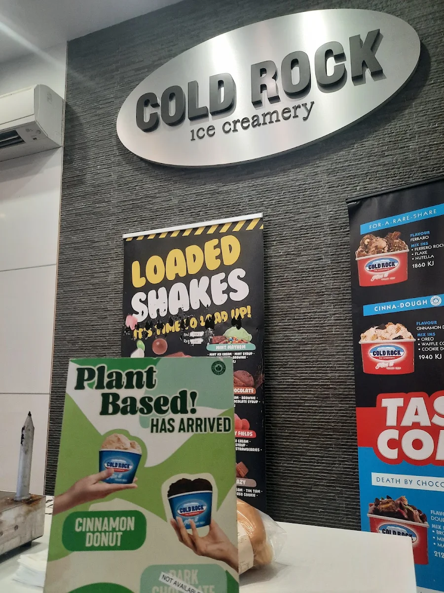 Menu, Cold Rock Ice Creamery Glenelg