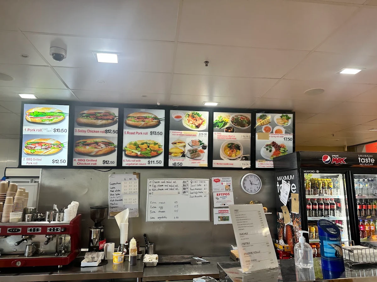 Menu, Vietnamese bakery