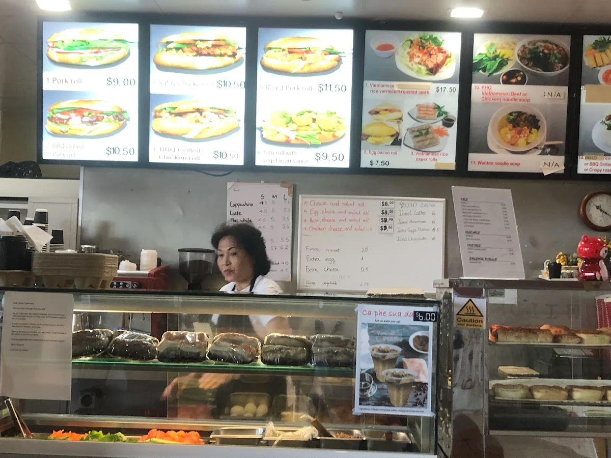 Menu, Vietnamese bakery