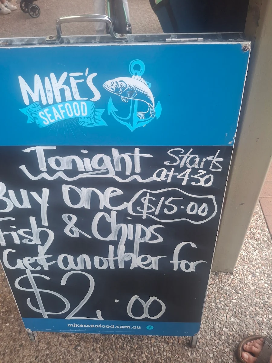 Menu, Mike's Seafood
