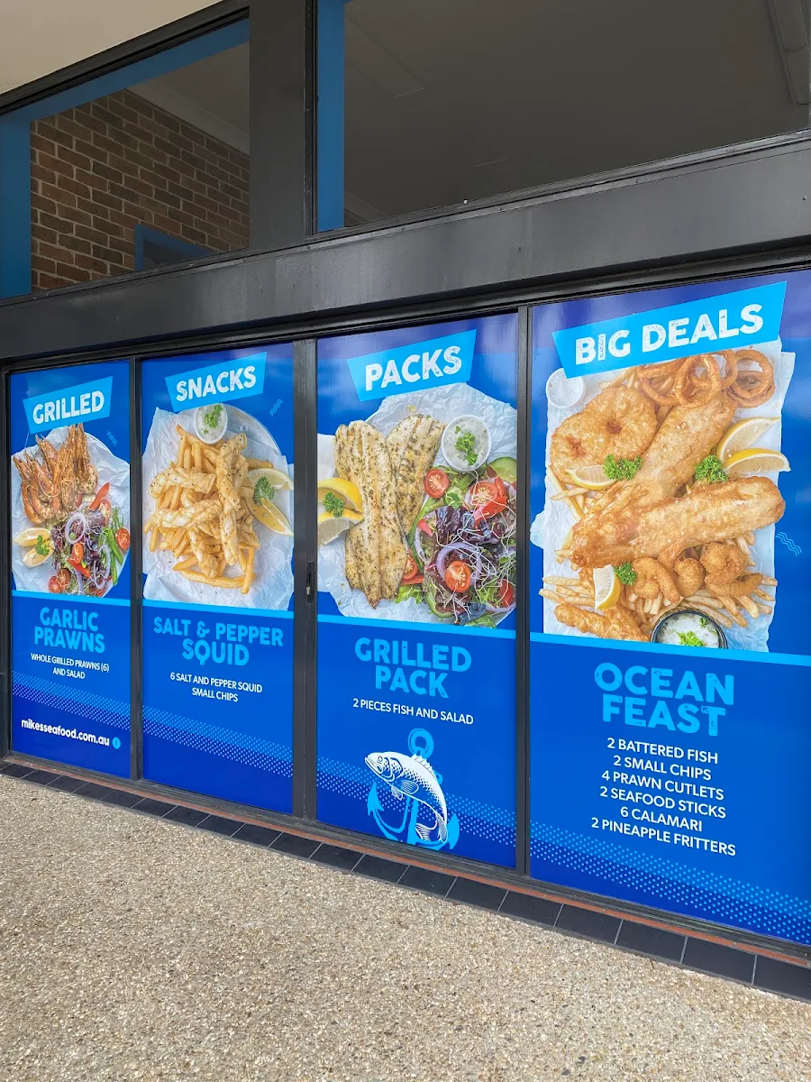Menu, Mike's Seafood
