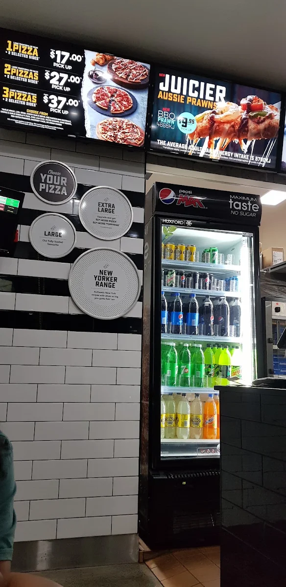 Menu, Domino's Pizza Busselton