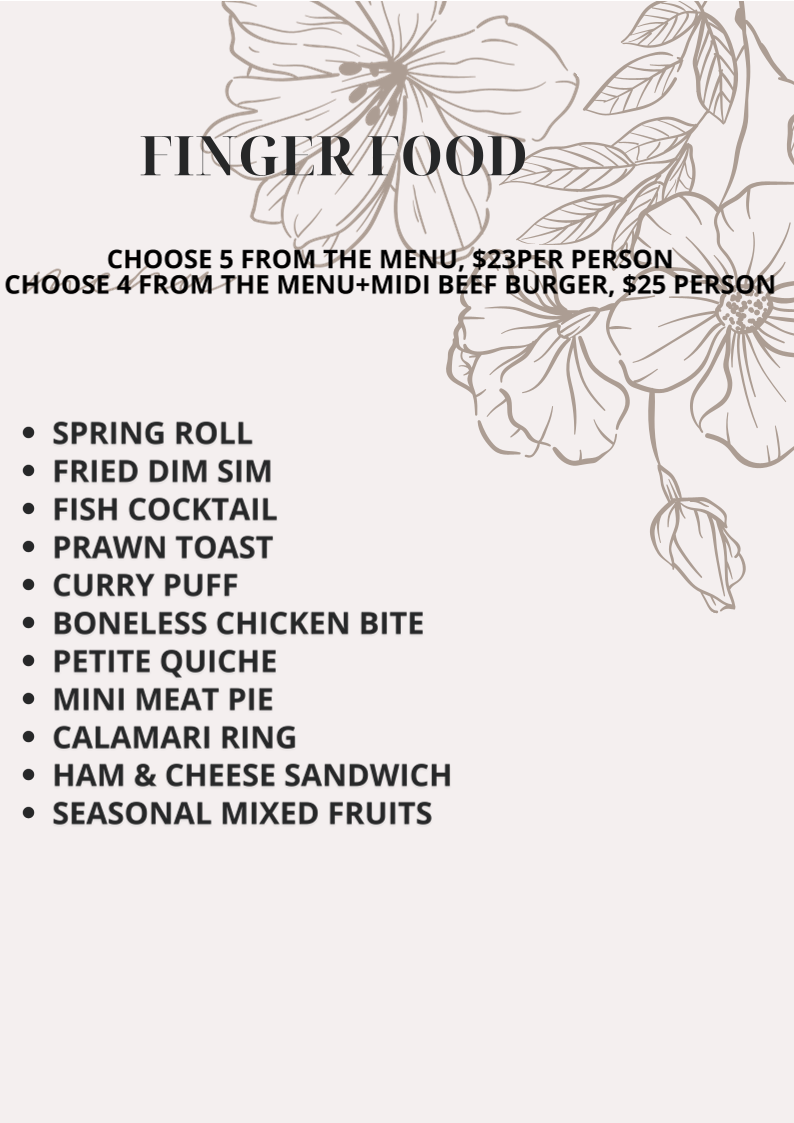 Menu, Green’s Bistro