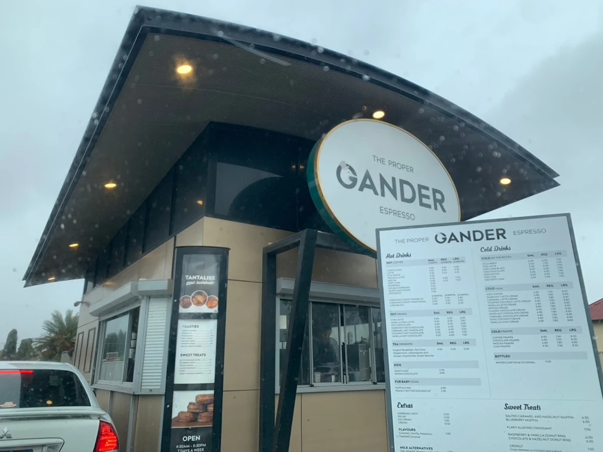 Menu, Proper Gander Espresso - Drive Through