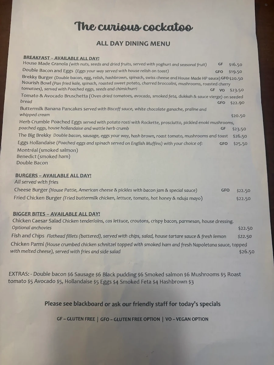 Menu photo 1