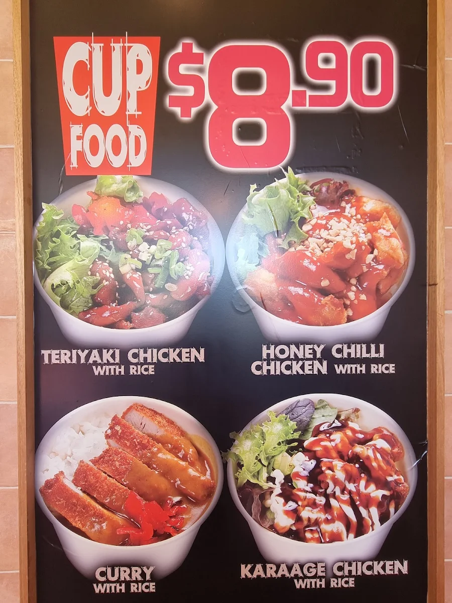 Menu, Say Sushi Woolloongabba