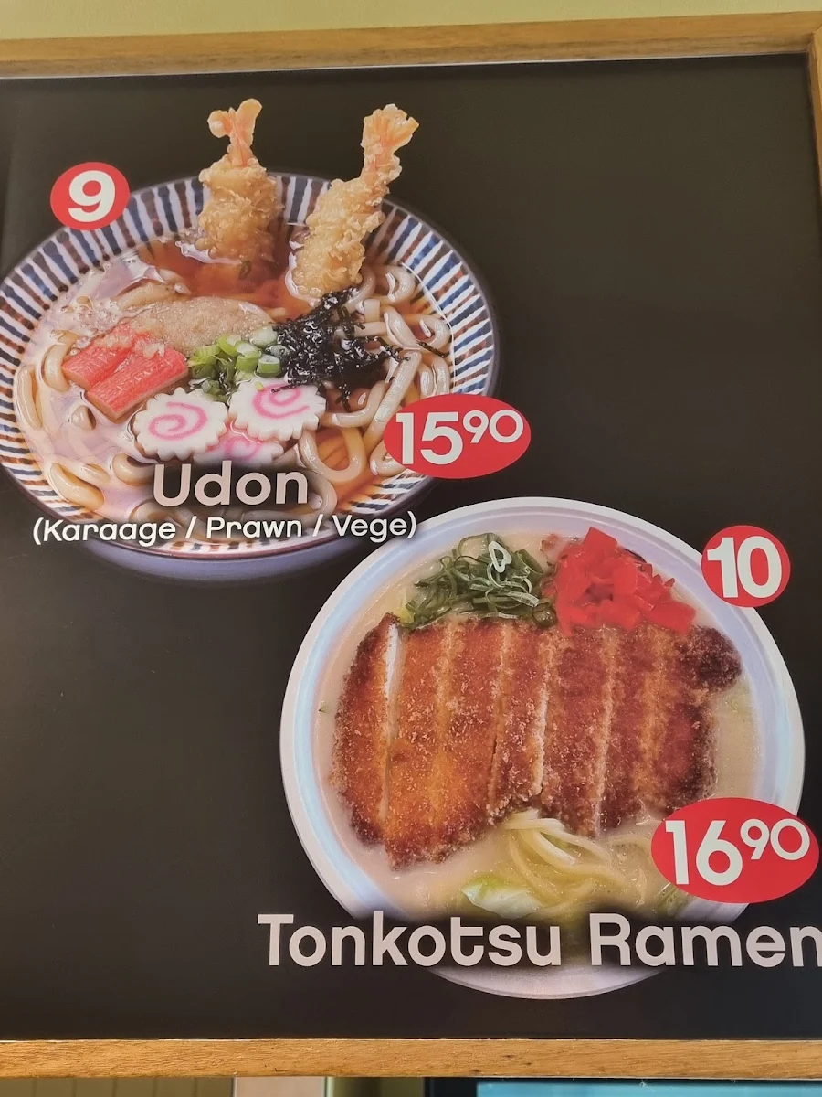 Menu, Say Sushi Woolloongabba