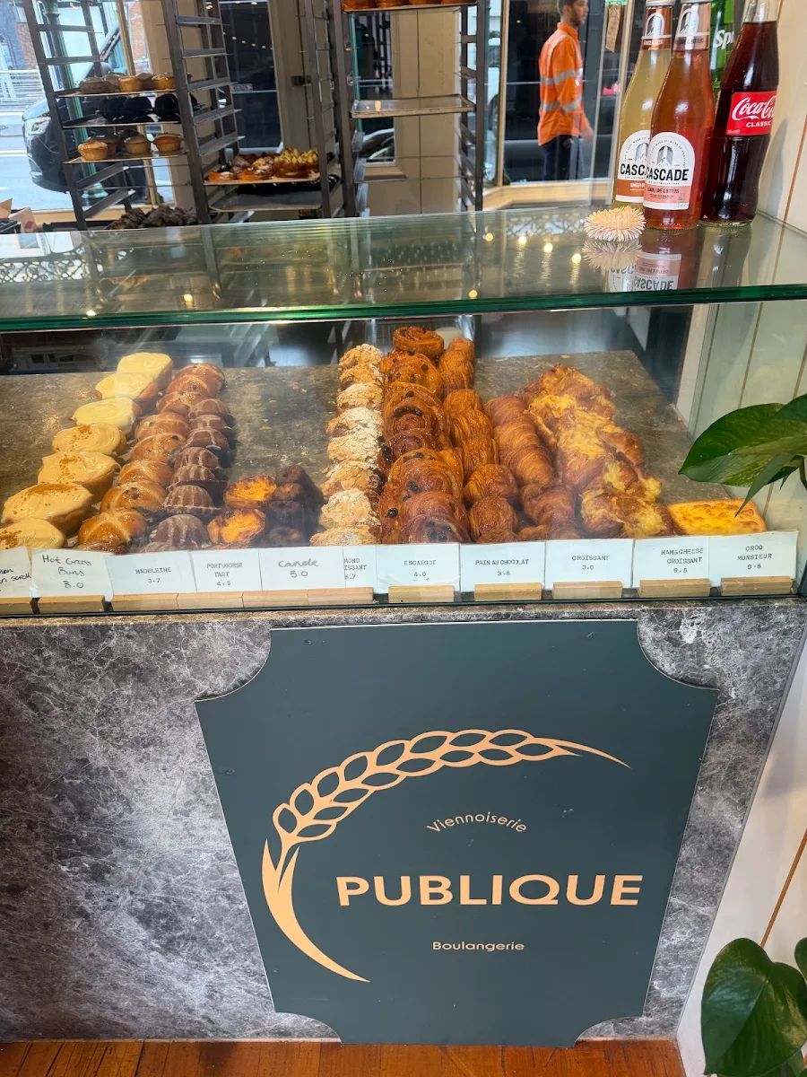 Menu, Publique Bakery QVM