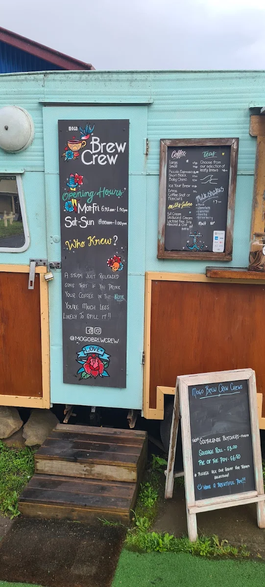 Menu, Mogo Brew Crew