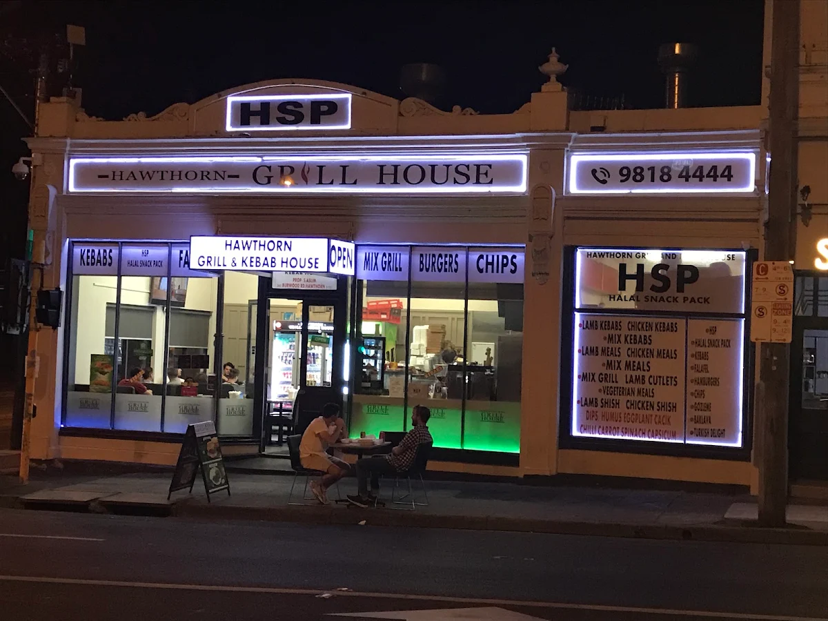 Menu, Hawthorn Grill and Kebab House