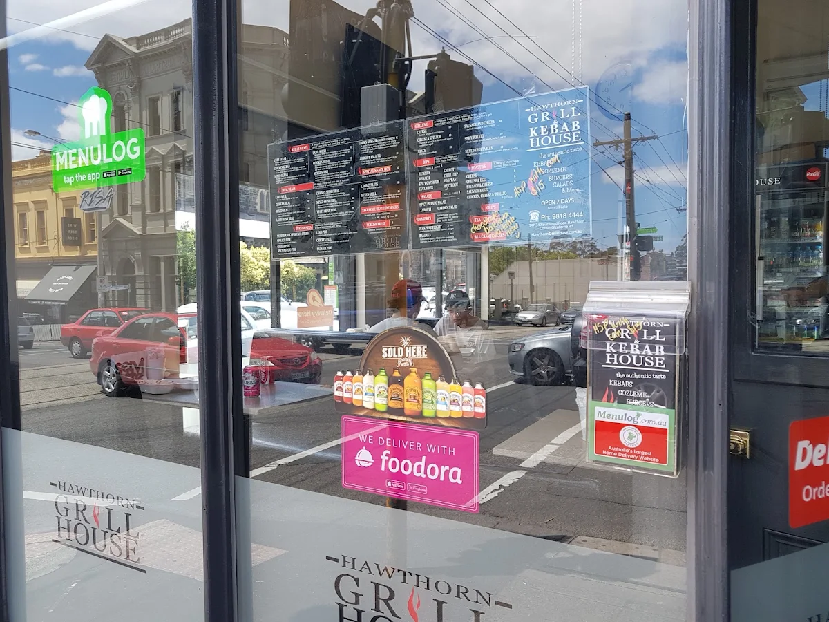 Menu, Hawthorn Grill and Kebab House