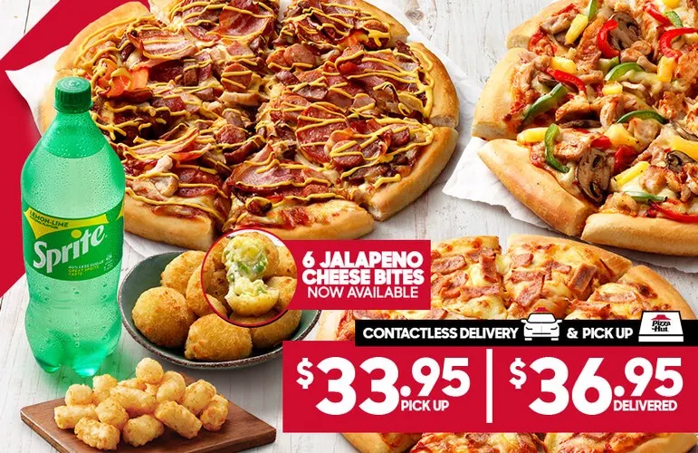 Menu, Pizza Hut