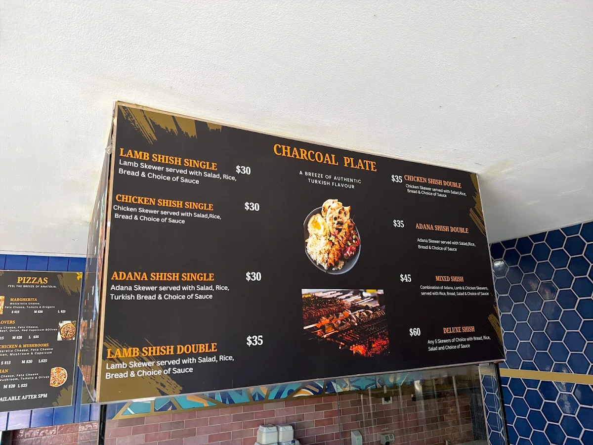 Menu, Anatolian Breeze