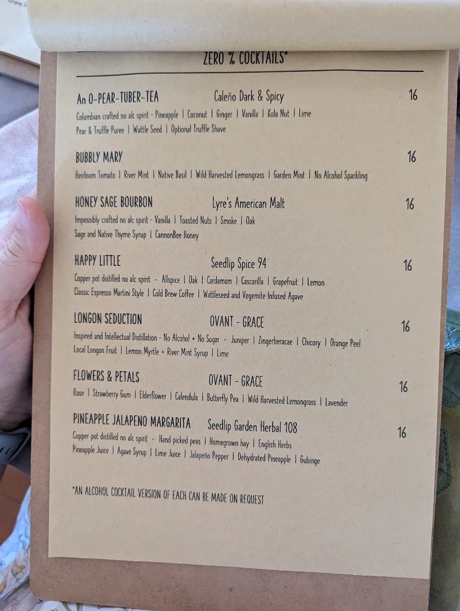 Menu, The FLACKYARD - Fine Dining Restaurant