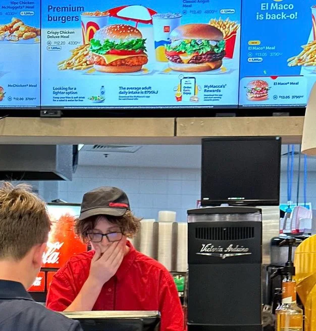 Menu, McDonald's Hornsby Westfield