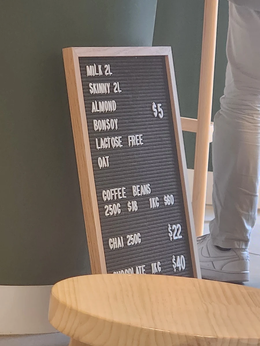 Menu, Karomi Cafe - Mackenzie Street