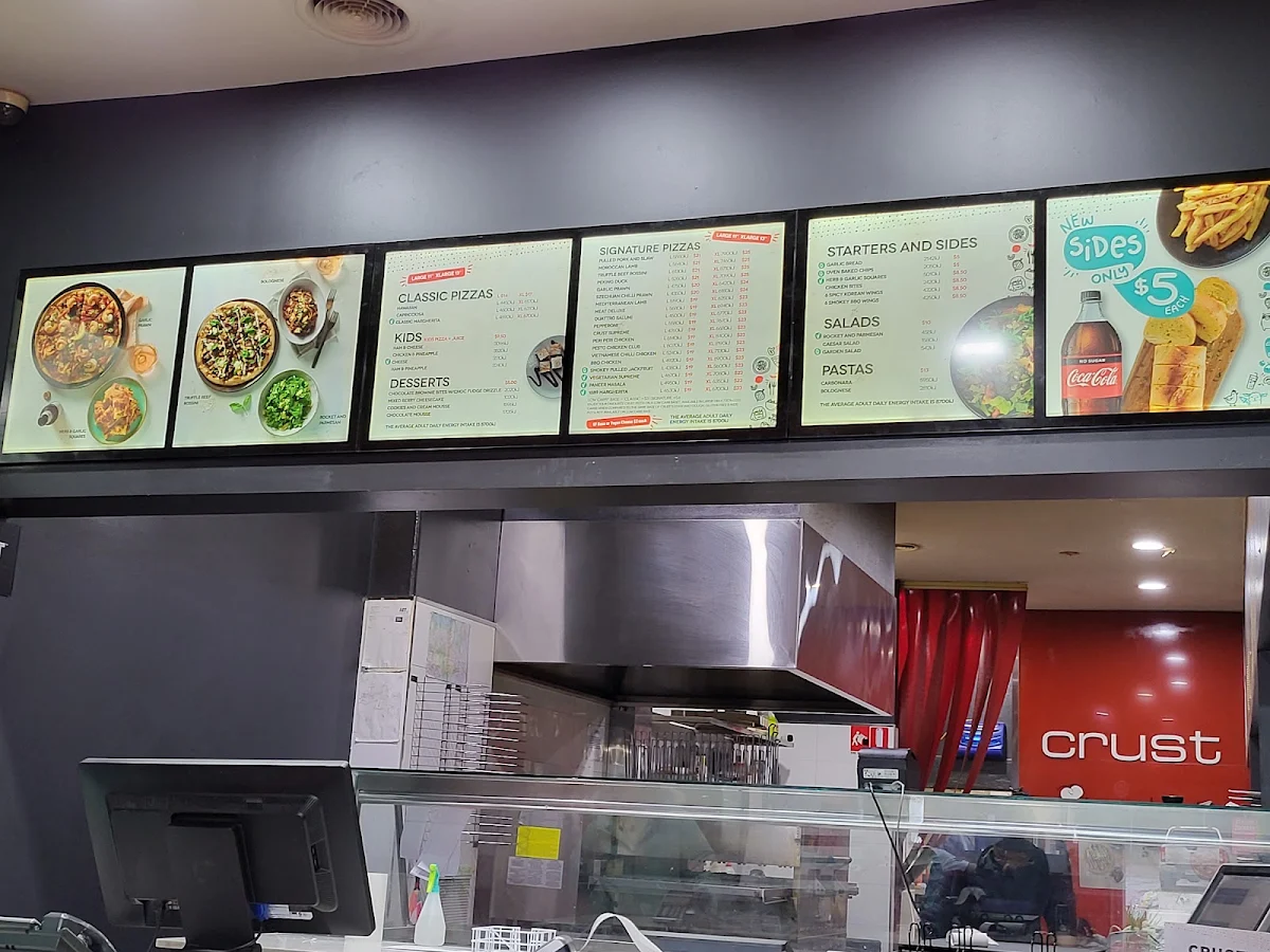 Menu, Crust