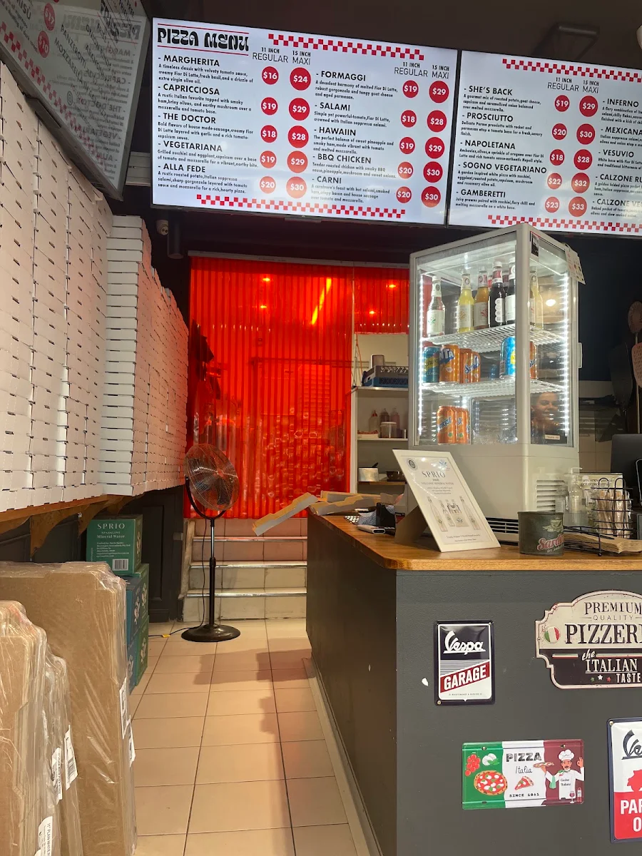 Menu, The Pizza Doctor