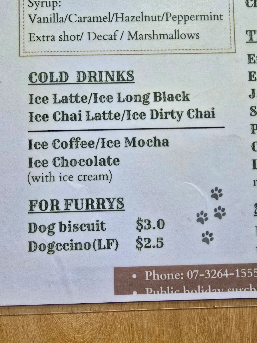 Menu, French & Mor