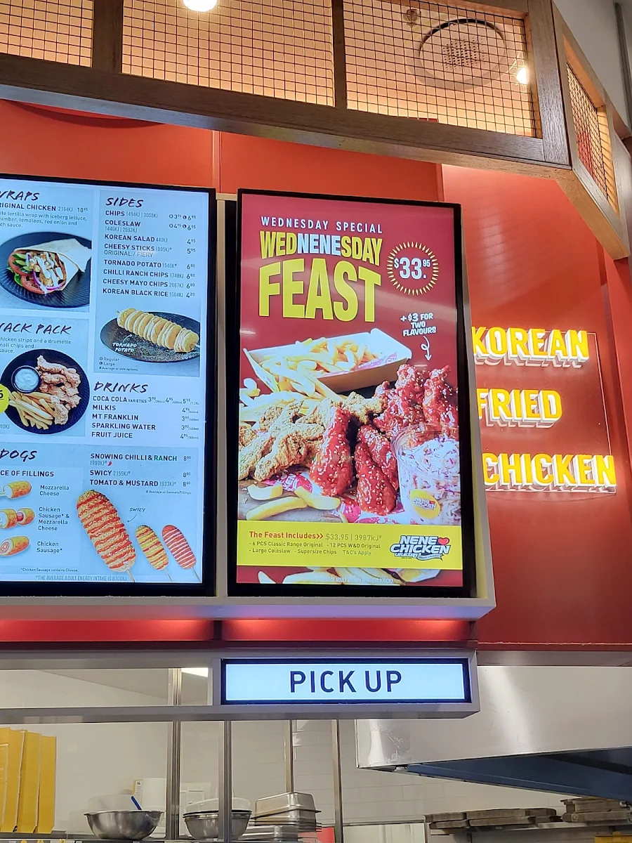 Menu, Nene Chicken Doncaster