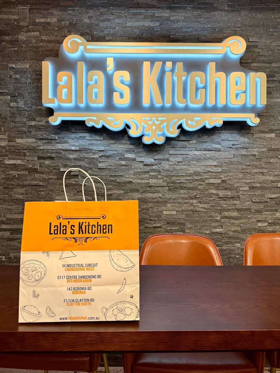 Menu, Lala's Kitchen - Cranbourne West