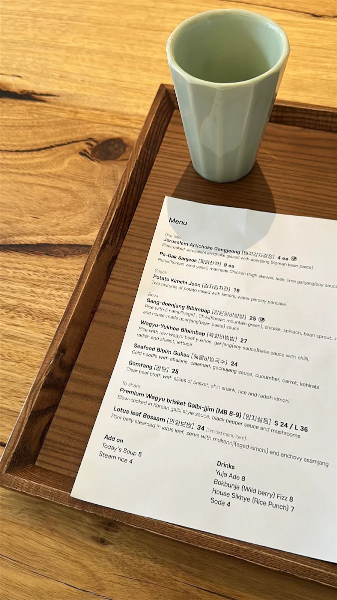 Menu, Sogumm