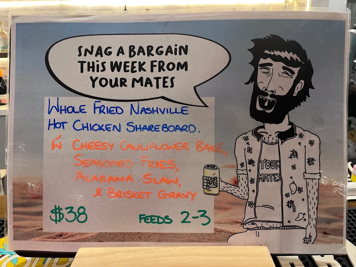 Menu, Crackerjack