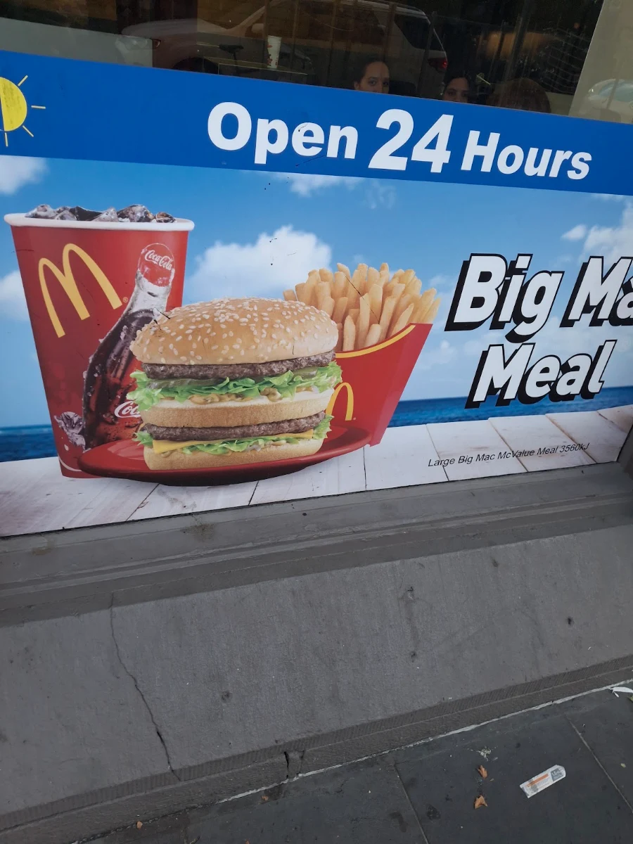 Menu, McDonald's Victoria Markets
