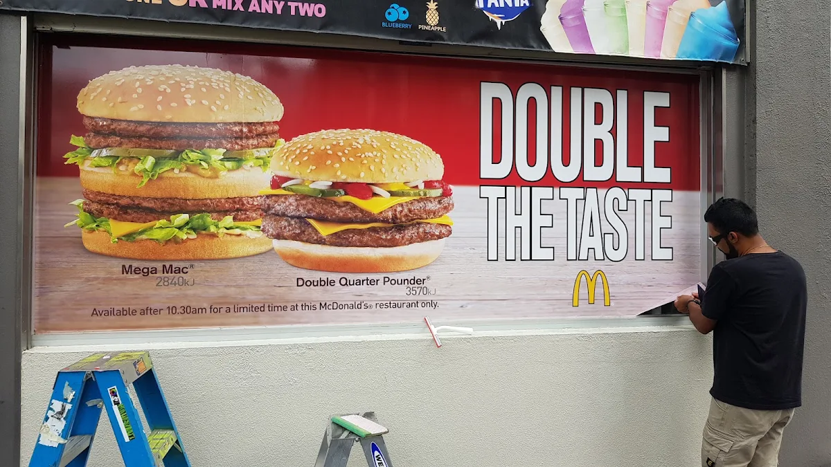 Menu, McDonald's Victoria Markets