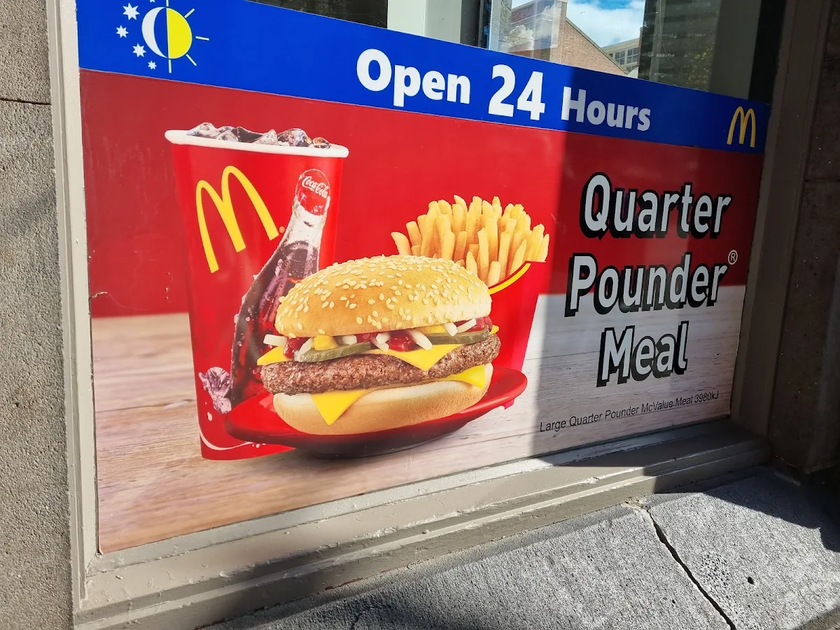 Menu, McDonald's Victoria Markets